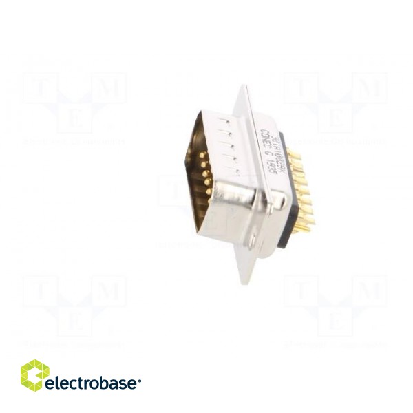 D-Sub | PIN: 15 | male | for cable | soldering | 3A | Plating: gold flash image 3