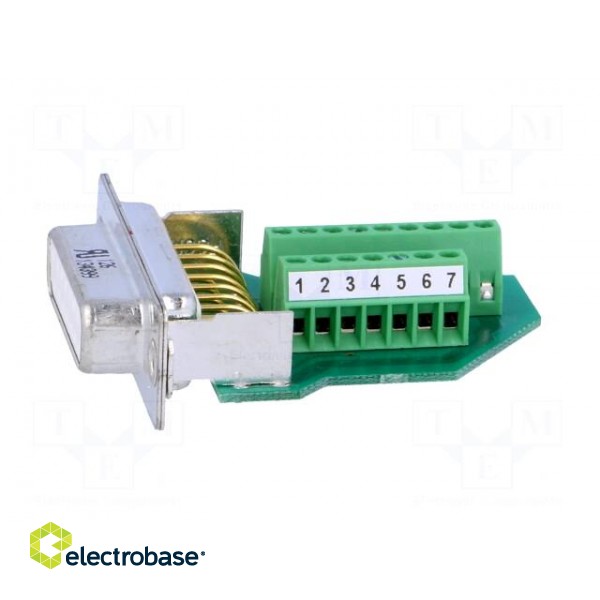 D-Sub | PIN: 15 | plug | female | for cable | screw terminal | Variosub image 3