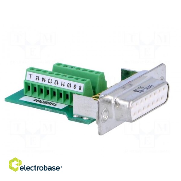 D-Sub | PIN: 15 | plug | female | for cable | screw terminal | Variosub image 8