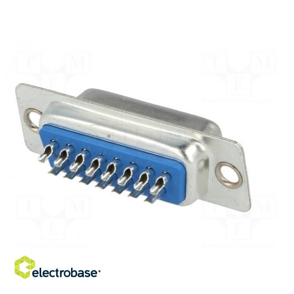 D-Sub | PIN: 15 | plug | female | for cable | soldering | 5A image 6