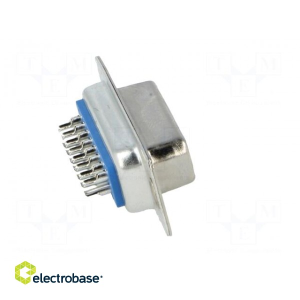 D-Sub | PIN: 15 | plug | female | for cable | soldering | 5A фото 7