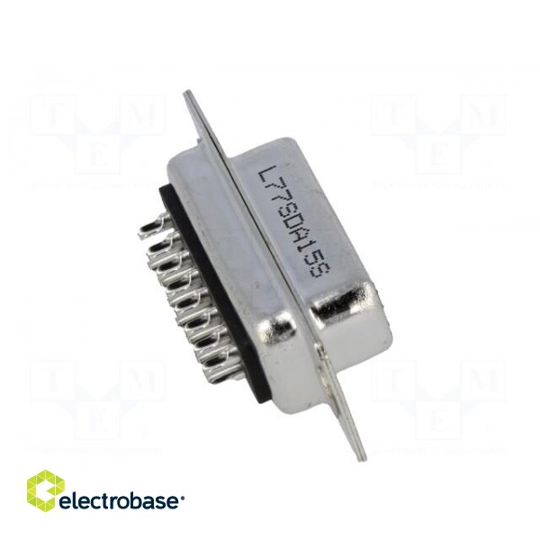 D-Sub | PIN: 15 | plug | female | for cable | soldering | 5A | 250V | 20mΩ image 7