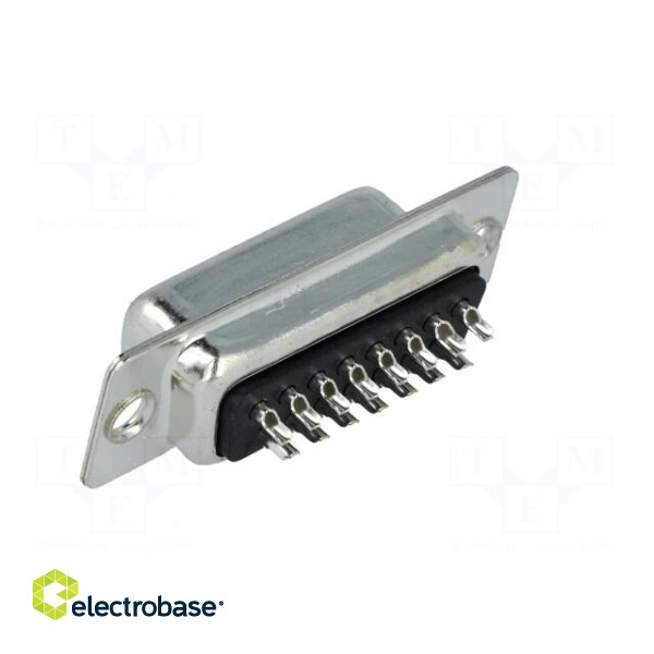 D-Sub | PIN: 15 | plug | female | for cable | soldering | 5A | 250V | 20mΩ image 4