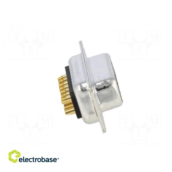 D-Sub | PIN: 15 | plug | female | for cable | soldering | Colour: black image 7