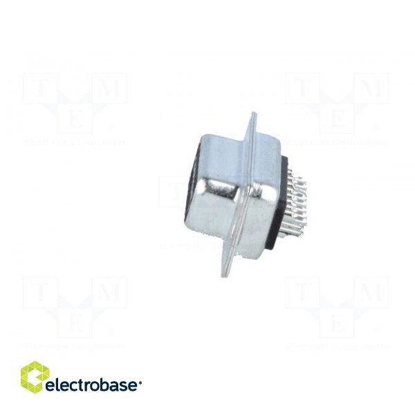 D-Sub | PIN: 15 | plug | female | for cable | soldering | Series: HD 20 image 3