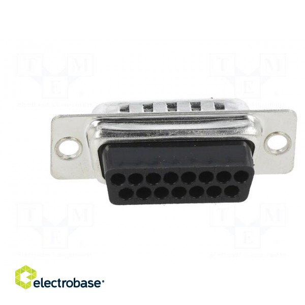 D-Sub | PIN: 15 | plug | male | for cable | crimped | Type: w/o contacts image 5