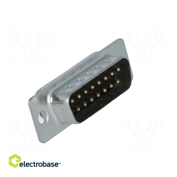 D-Sub | PIN: 15 | plug | male | for cable | soldering фото 8