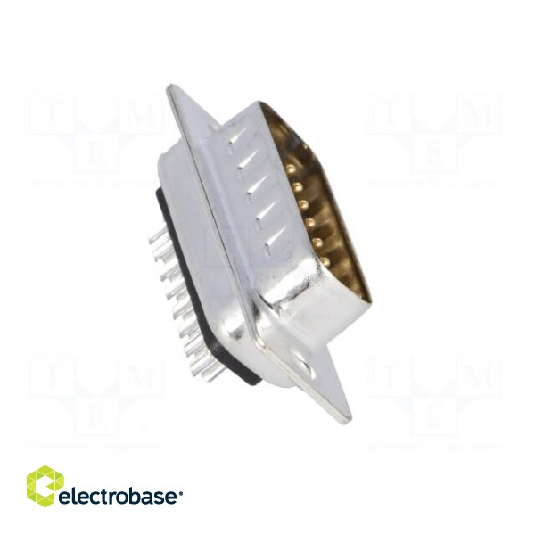 D-Sub | PIN: 15 | plug | male | for cable | soldering | 5A | 250V | 20mΩ image 7