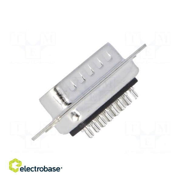 D-Sub | PIN: 15 | plug | male | for cable | soldering | 5A | 250V | 20mΩ image 4