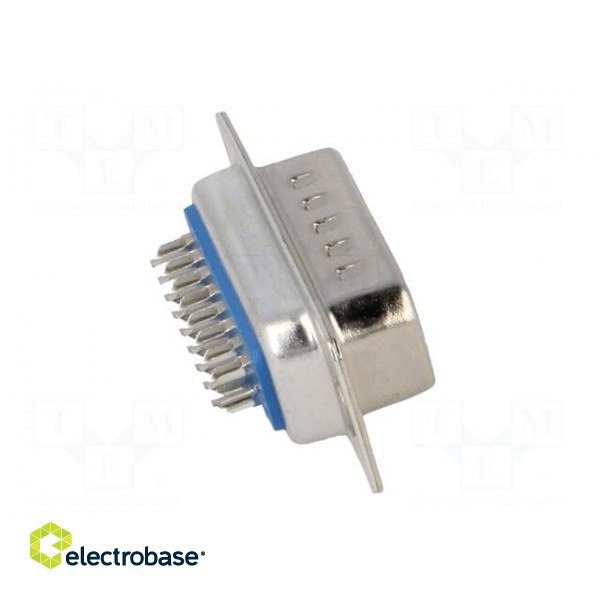 D-Sub | PIN: 15 | plug | male | for cable | soldering | 5A фото 7