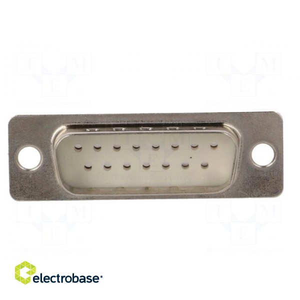 D-Sub | PIN: 15 | plug | male | for cable | Type: w/o contacts | 3A | 250V image 9