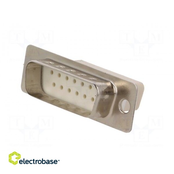 D-Sub | PIN: 15 | plug | male | for cable | Type: w/o contacts | 3A | 250V image 2