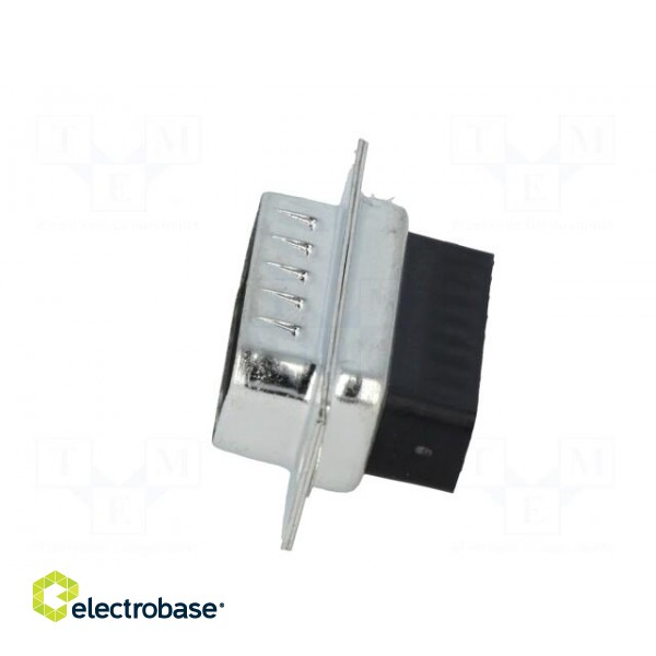D-Sub | PIN: 15 | plug | male | for cable | Type: w/o contacts | 5A | 250V image 3