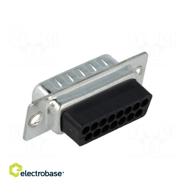 D-Sub | PIN: 15 | plug | male | for cable | Type: w/o contacts | 5A | 250V image 4