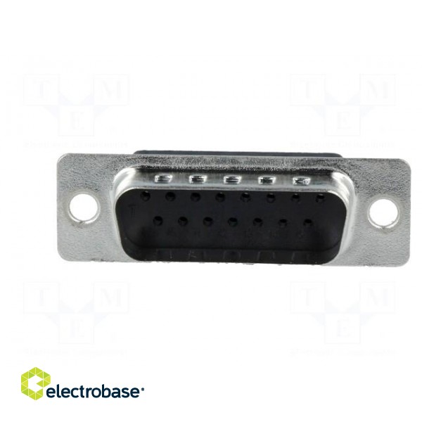 D-Sub | PIN: 15 | plug | male | for cable | Type: w/o contacts | 5A | 250V image 9