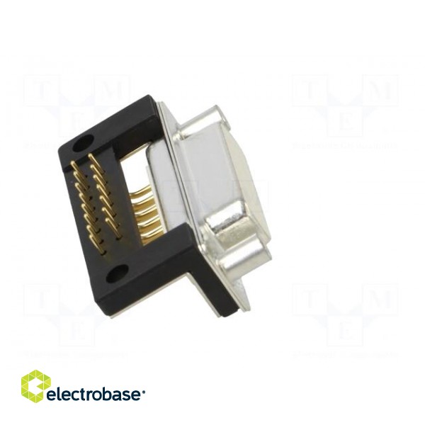 D-Sub | PIN: 15 | socket | female | for panel mounting,on PCBs | THT image 7