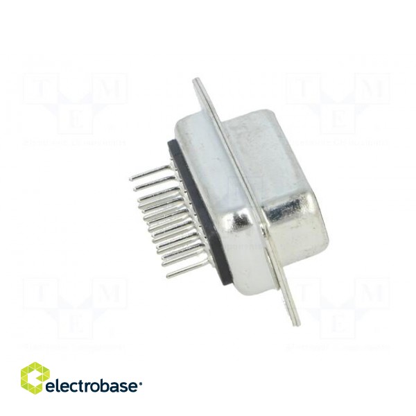 D-Sub | PIN: 15 | socket | female | on PCBs | straight | THT | UNC4-40 | 3A image 7