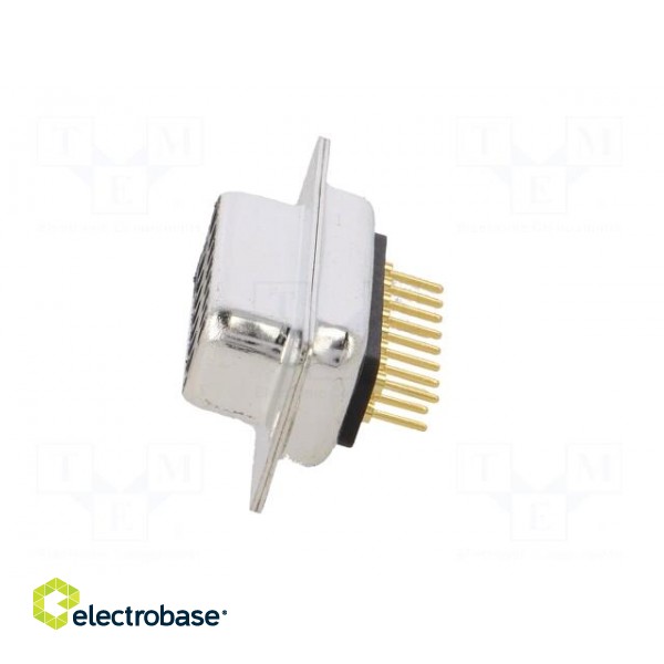 D-Sub | PIN: 15 | socket | female | on PCBs | straight | THT | UNC4-40 | 5A paveikslėlis 3