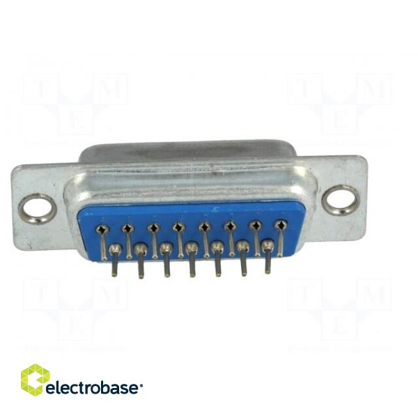 D-Sub | PIN: 15 | socket | female | straight | THT | 5A | 15mΩ image 5