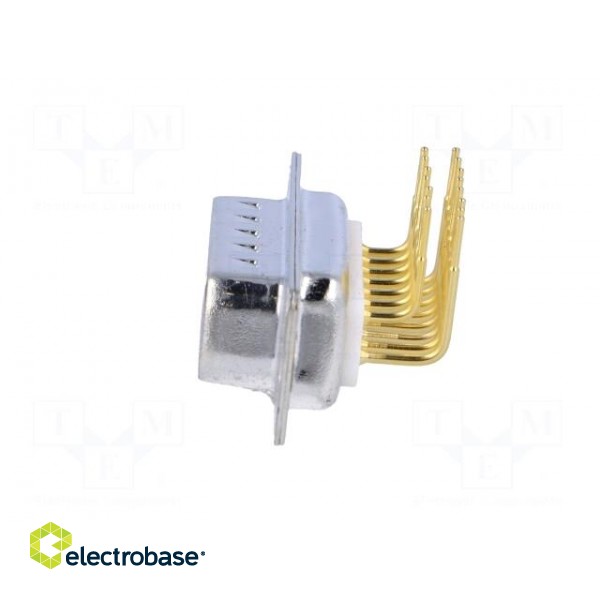 D-Sub | PIN: 15 | socket | male | on PCBs | angled 90° | THT image 3