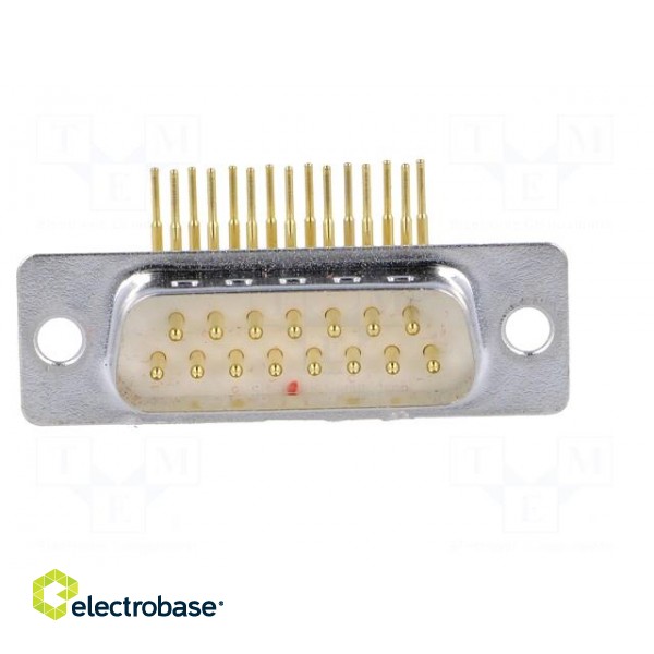 D-Sub | PIN: 15 | socket | male | on PCBs | angled 90° | THT image 9