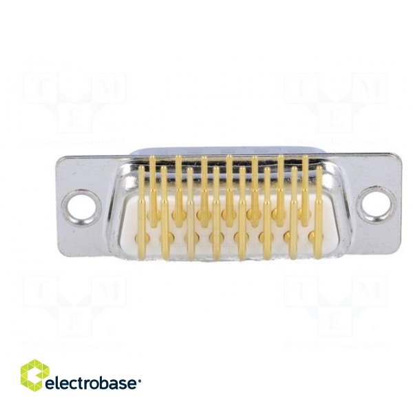 D-Sub | PIN: 15 | socket | male | on PCBs | angled 90° | THT image 5