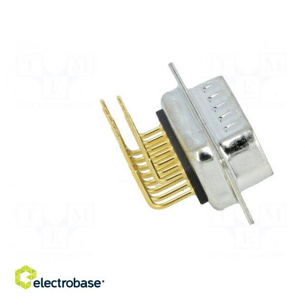 D-Sub | PIN: 15 | socket | male | on PCBs | angled 90° | THT | UNC4-40 | 5A image 7