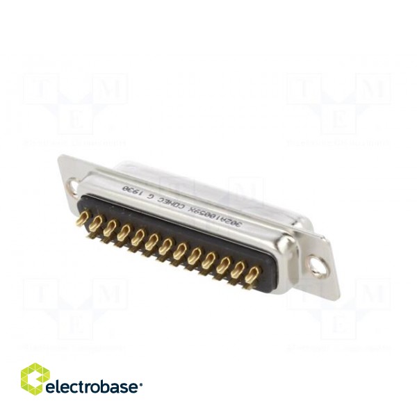 D-Sub | PIN: 25 | female | for cable | soldering | 3A image 6