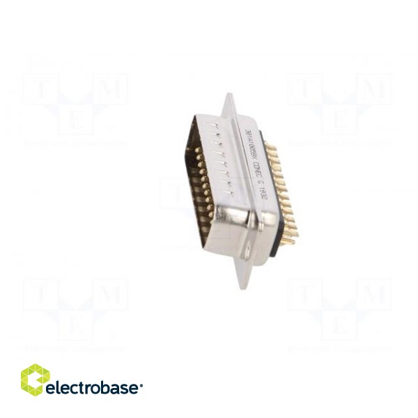 D-Sub | PIN: 25 | male | for cable | soldering | 3A | Plating: gold flash image 3