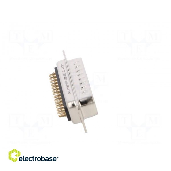 D-Sub | PIN: 25 | male | for cable | soldering | 3A | Plating: gold flash image 7