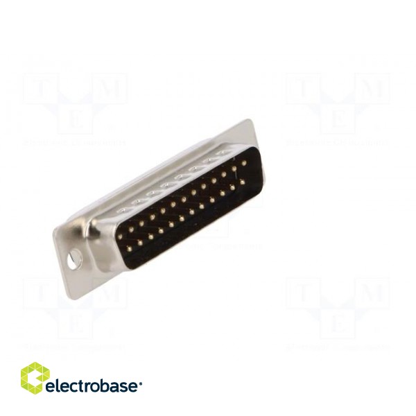 D-Sub | PIN: 25 | male | for cable | soldering | 3A | Plating: gold flash image 8