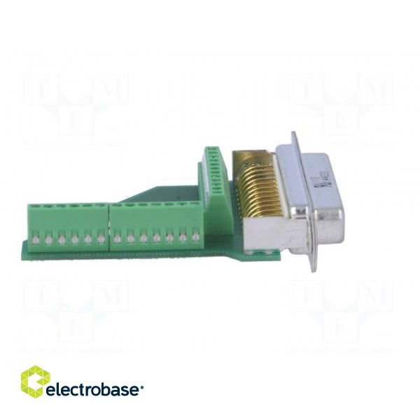 D-Sub | PIN: 25 | plug | female | for cable | screw terminal | 5A | 60V paveikslėlis 7