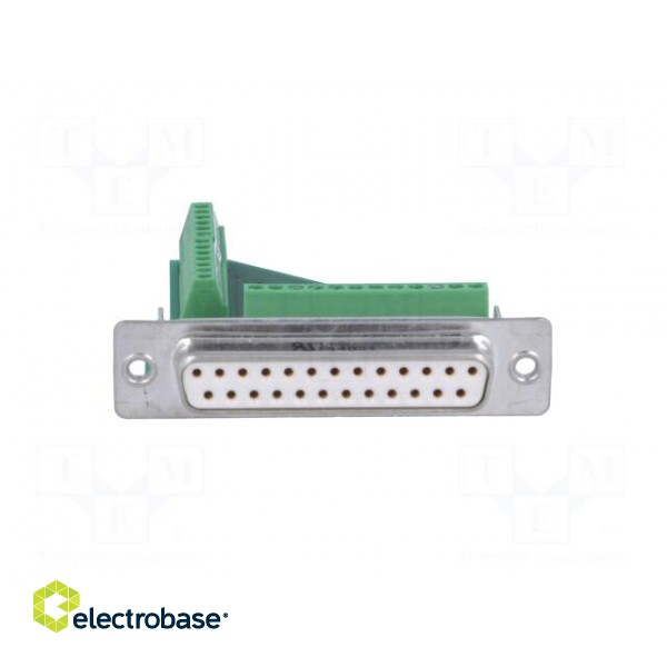 D-Sub | PIN: 25 | plug | female | for cable | screw terminal | 5A | 60V image 9