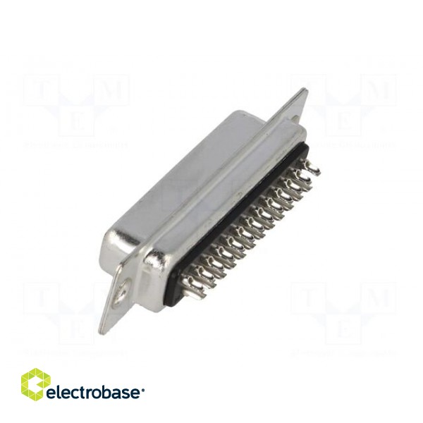 D-Sub | PIN: 25 | plug | female | for cable | soldering | 5A | 250V | 20mΩ paveikslėlis 4