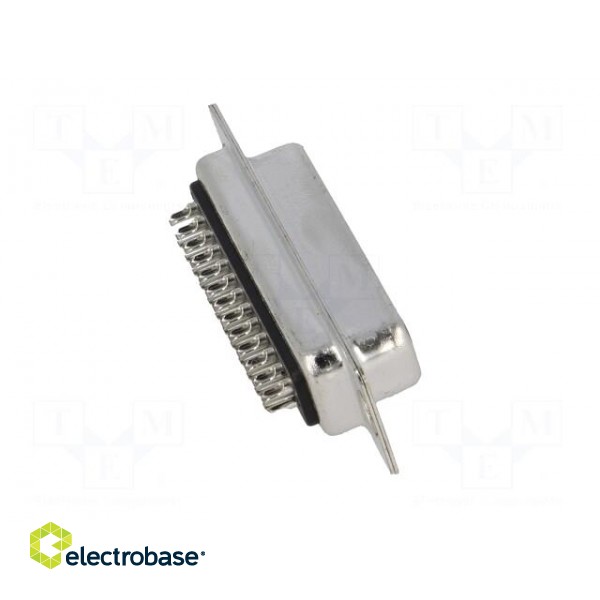 D-Sub | PIN: 25 | plug | female | for cable | soldering | 5A | 250V | 20mΩ paveikslėlis 7