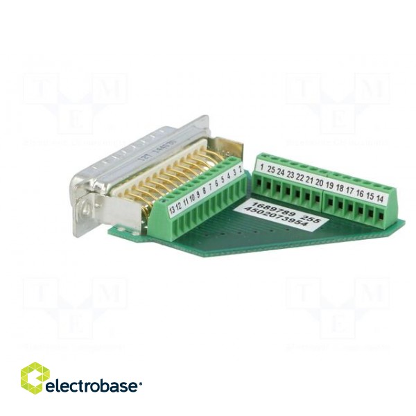 D-Sub | PIN: 25 | plug | male | for cable | screw terminal | Variosub image 4