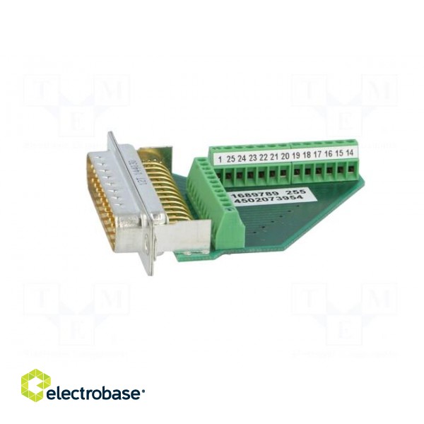 D-Sub | PIN: 25 | plug | male | for cable | screw terminal | Variosub image 3
