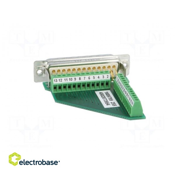 D-Sub | PIN: 25 | plug | male | for cable | screw terminal | Variosub image 5