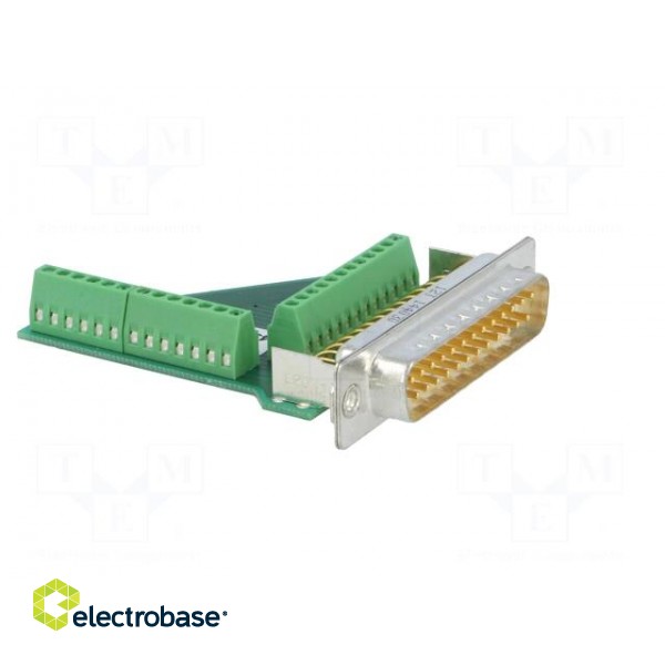 D-Sub | PIN: 25 | plug | male | for cable | screw terminal | Variosub image 8
