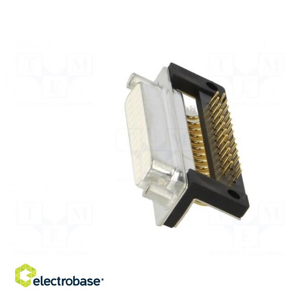 D-Sub | PIN: 25 | socket | female | for panel mounting,on PCBs | THT image 3