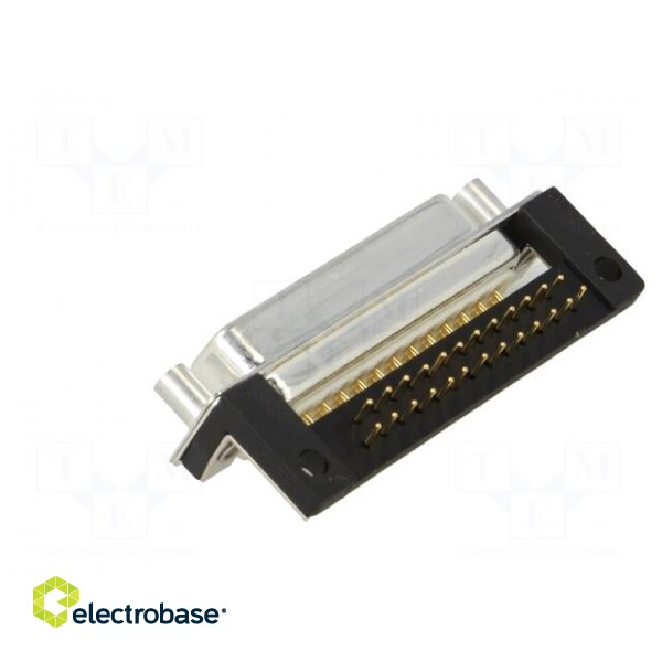 D-Sub | PIN: 25 | socket | female | for panel mounting,on PCBs | THT image 4