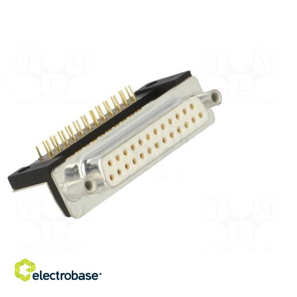 D-Sub | PIN: 25 | socket | female | for panel mounting,on PCBs | THT image 8