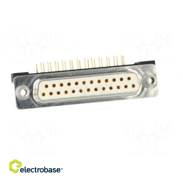 D-Sub | PIN: 25 | socket | female | for panel mounting,on PCBs | THT image 9