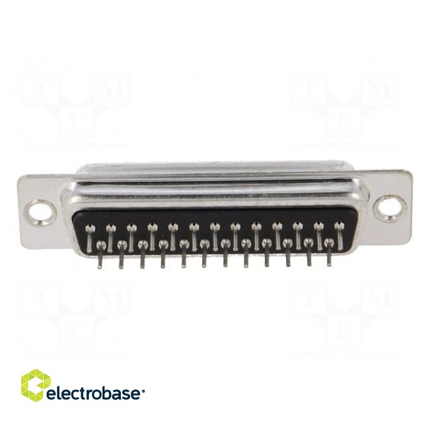 D-Sub | PIN: 25 | socket | female | on PCBs | straight | THT | UNC4-40 | 3A image 5