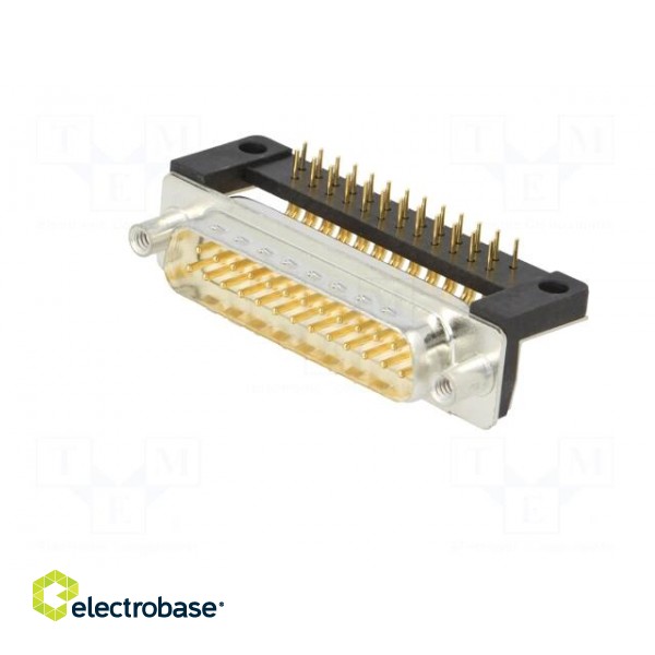 D-Sub | PIN: 25 | socket | male | for panel mounting,on PCBs | THT image 2