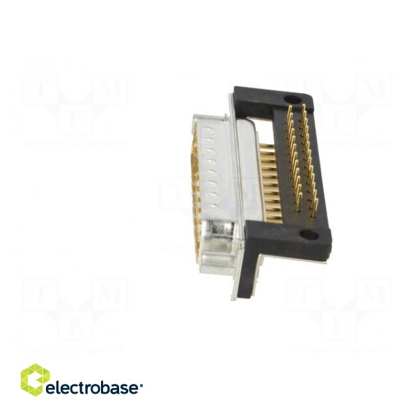 D-Sub | PIN: 25 | socket | male | for panel mounting,on PCBs | THT image 3