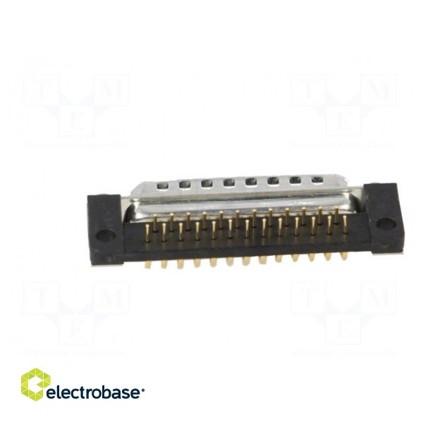 D-Sub | PIN: 25 | socket | male | for panel mounting,on PCBs | THT image 5
