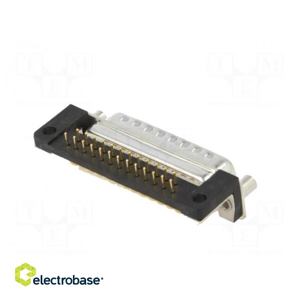 D-Sub | PIN: 25 | socket | male | for panel mounting,on PCBs | THT image 6
