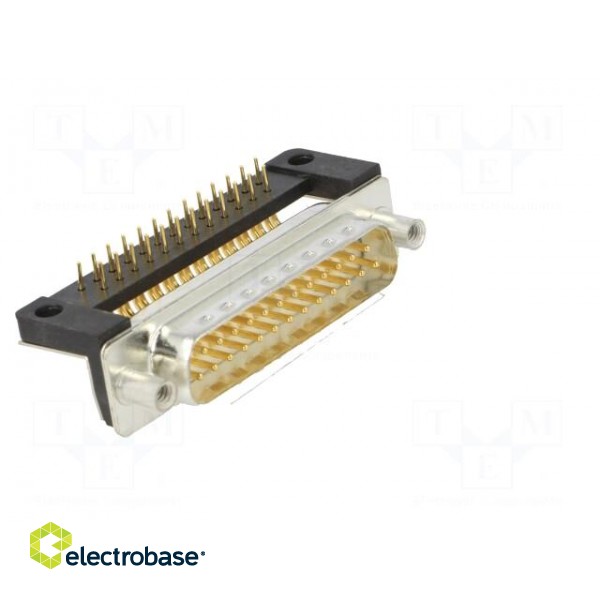 D-Sub | PIN: 25 | socket | male | for panel mounting,on PCBs | THT image 8