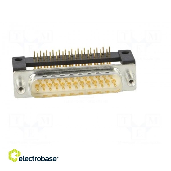 D-Sub | PIN: 25 | socket | male | for panel mounting,on PCBs | THT image 9